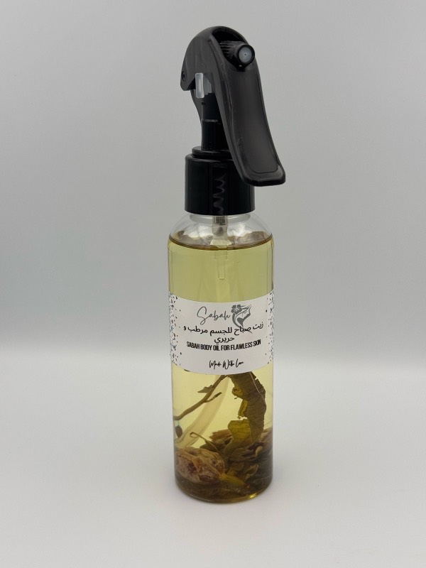 زيت صباح للجسم مرطب وحريري Sabah Body Oil For Flawless Skin