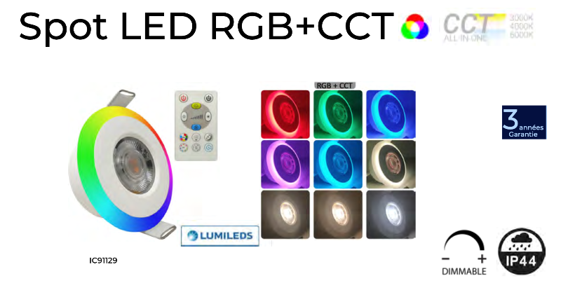 SPOT LED RGB+CCT