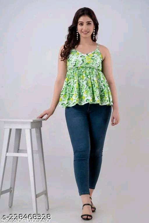 Fancy Sleeveless Women Top, 3