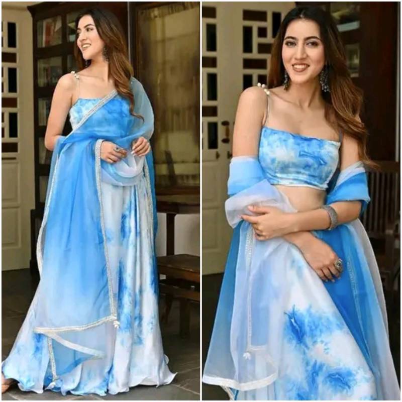 Elegant Women Lehenga Set, 8