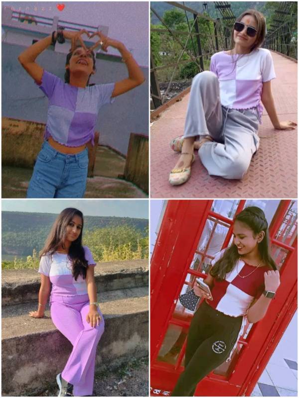 Trendy Patchwork Crop Tops & Tunics for Women, 7