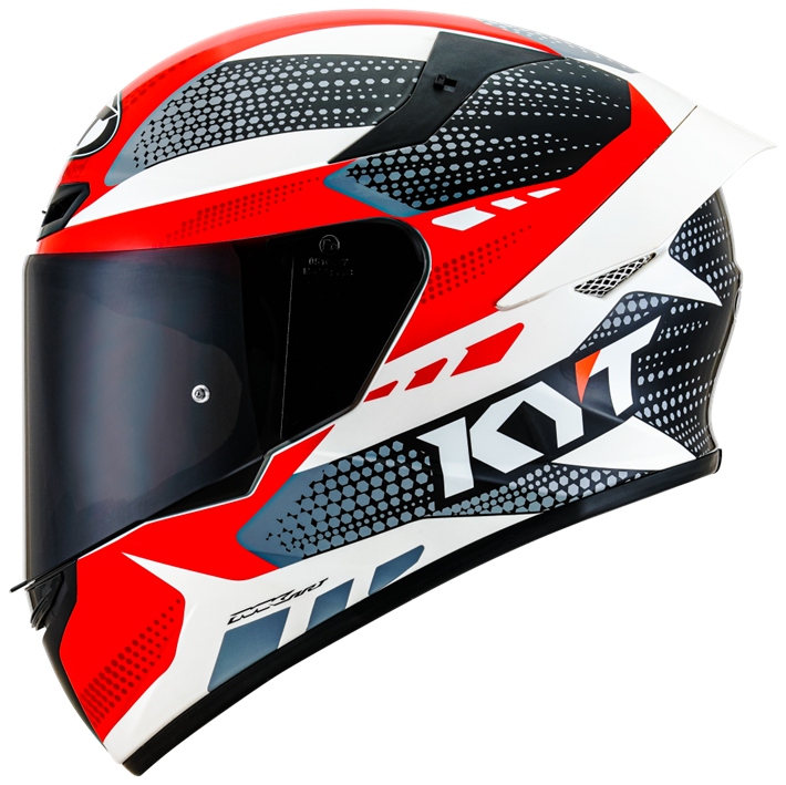 KYT TT Cource Red Gray