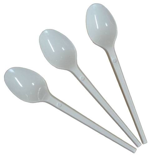 Chromexpress White Plastic Spoons