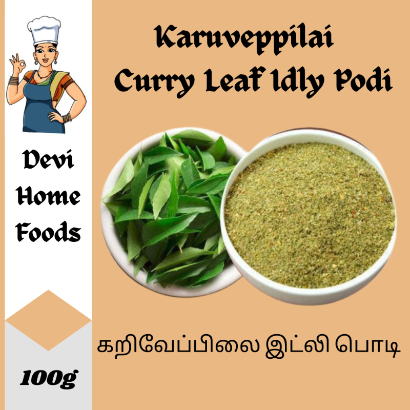Karuveppilai idli podi