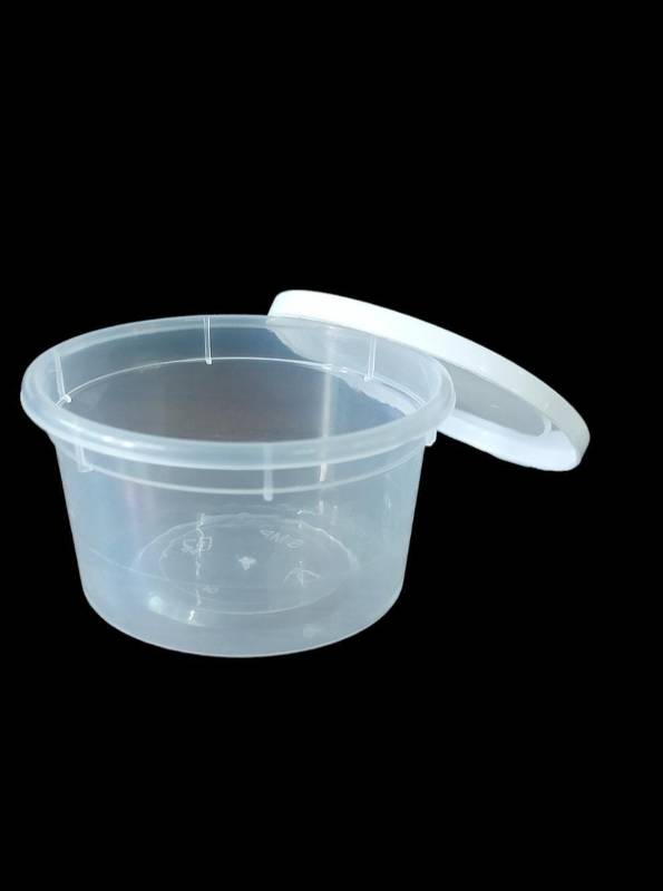 Chromexpress 120 ml Clear Food Packing Container with Clear Cap