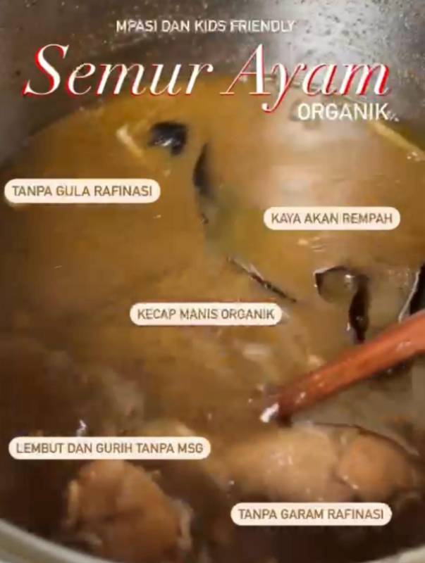 Semur paha ayam organik