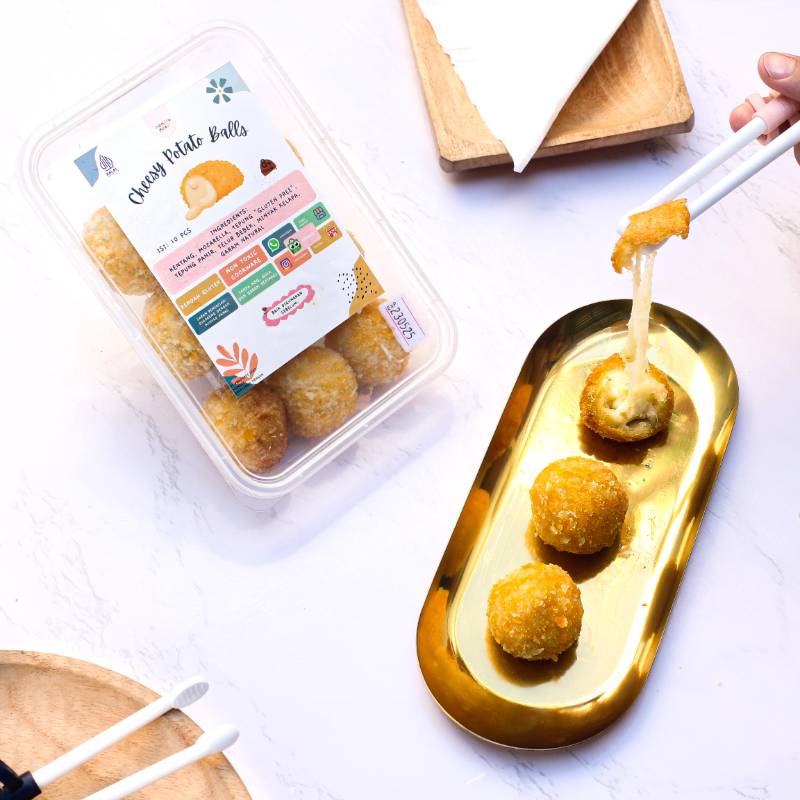 Premium cheesey potato balls (isi 4)