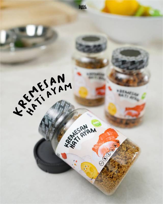 Kremesan hati ayam organik
