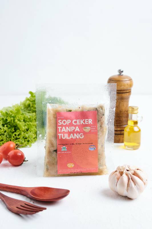 Sop ceker organik tanpa tulang
