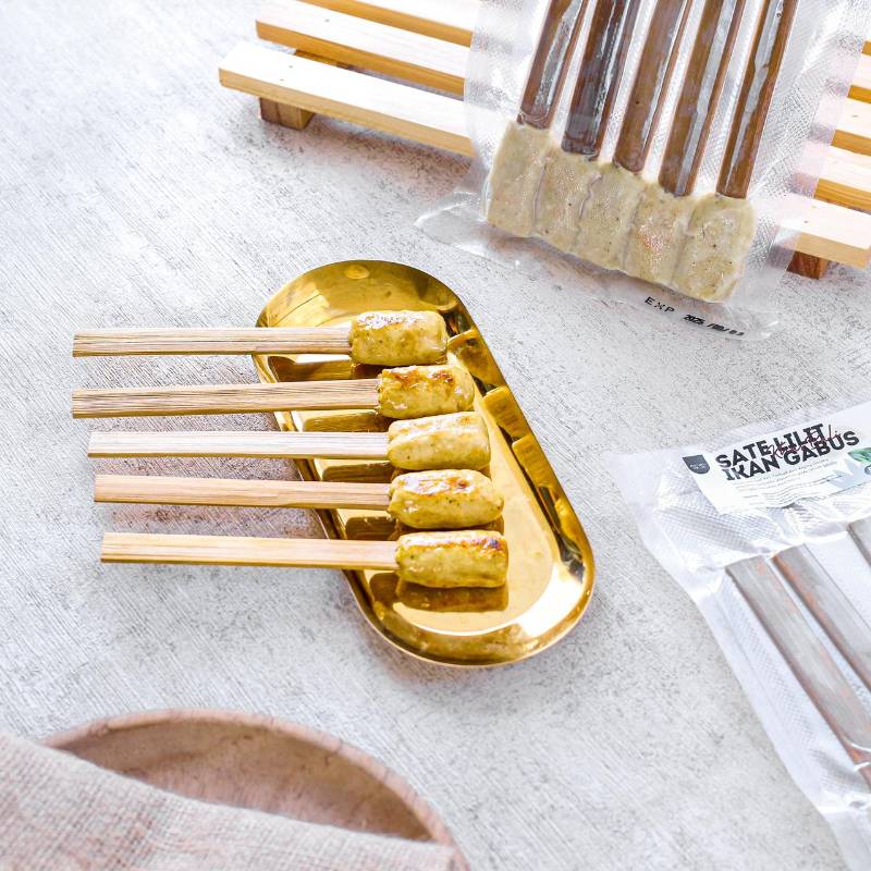 Sate lilit ikan gabus (isi 5)