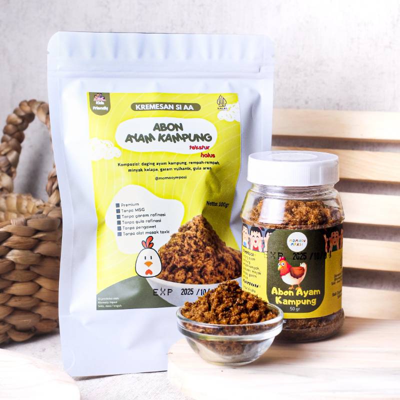 Premium abon ayam kampung (Jar 50gr)