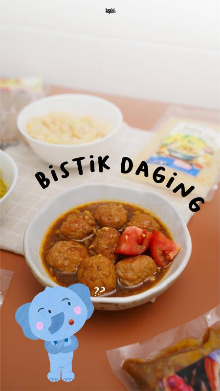 Bistik daging grassfed