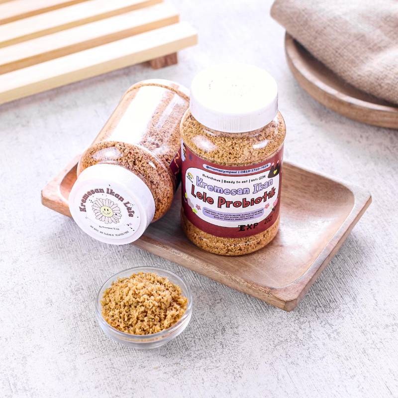 Premium kremesan ikan lele probiotik
