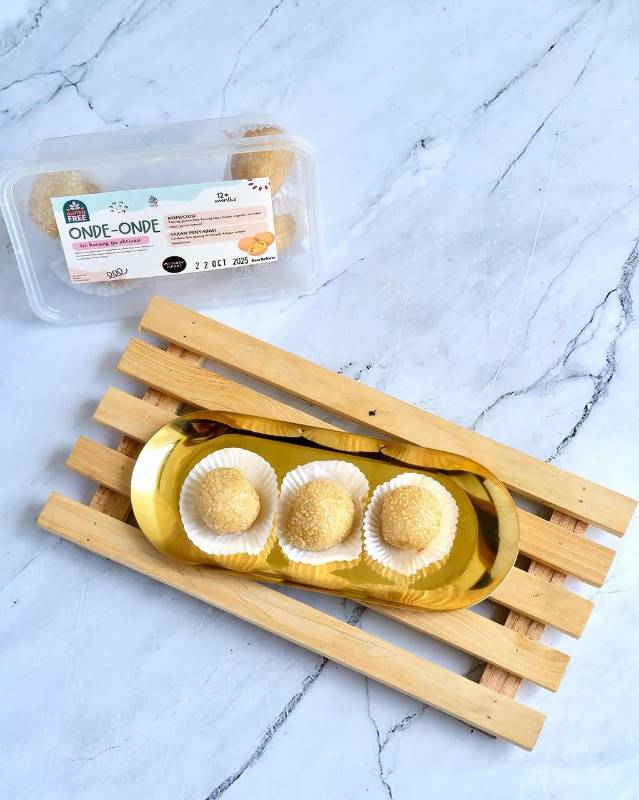 Onde-onde isi kacang ijo gluten free