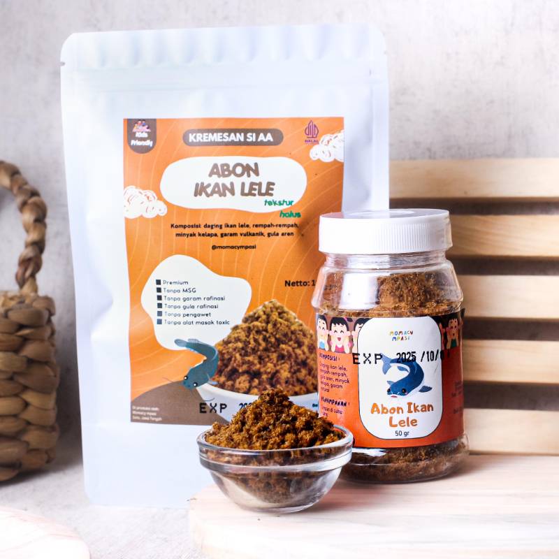 Premium abon ikan lele (Jar 50gr)