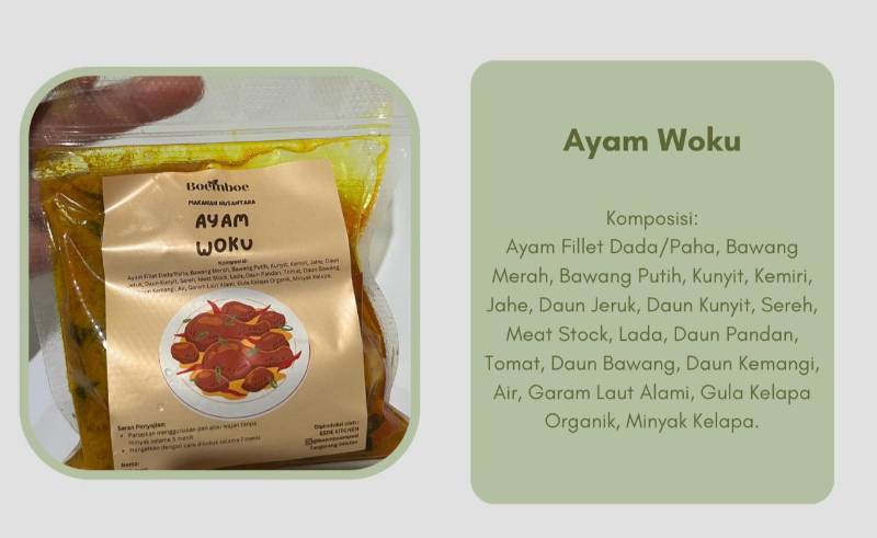 Ayam woku organik