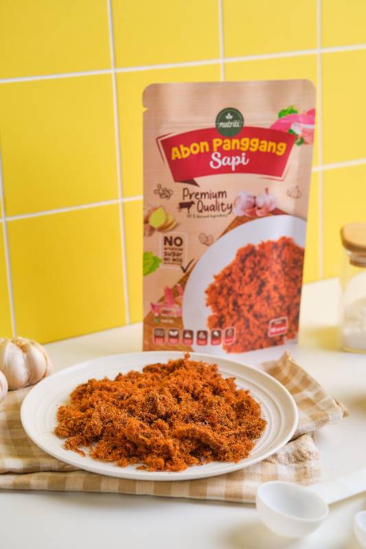 Abon sapi grassfed panggang