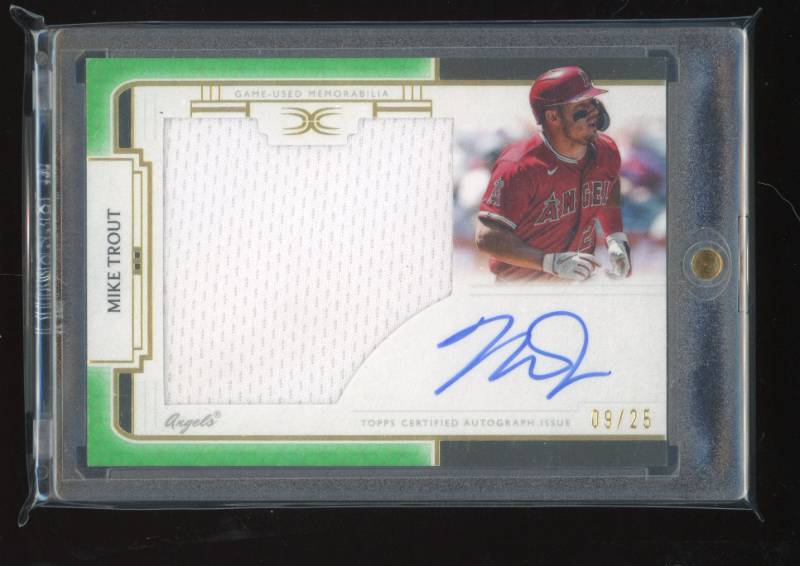 2024 Definitive Mike Trout Patch Auto /25