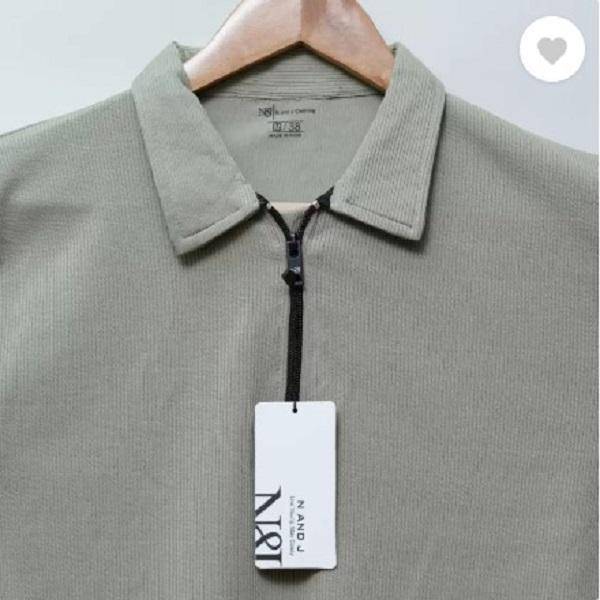 man cotton plain polo1 Tshirts 1pcs round neck