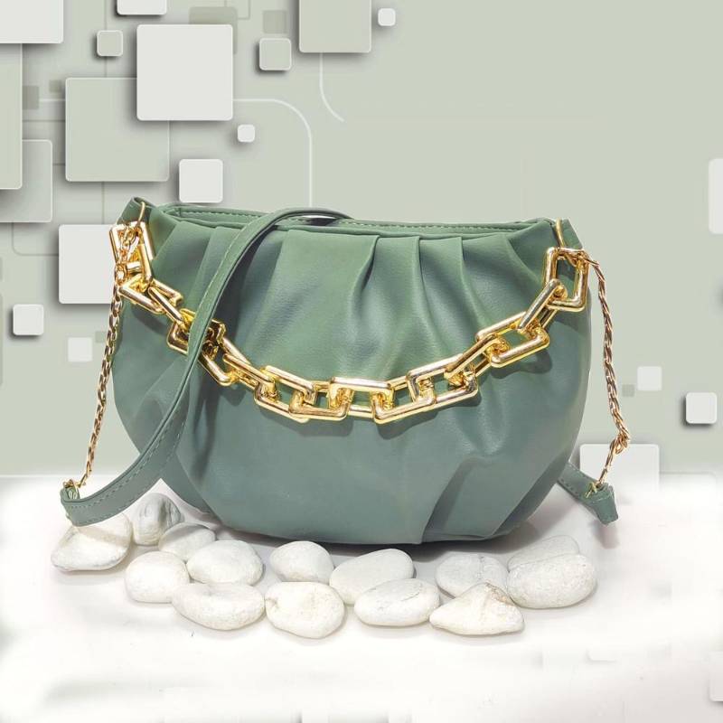 women's plain saddle crossbody Bag