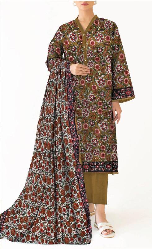 3pcs women r unstitched suit