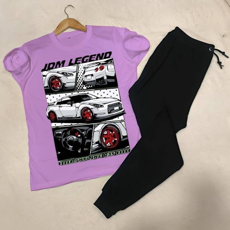 2pcs man jersey 3 printed track suit