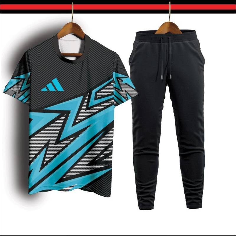 Man interlock printed track usuit for man
