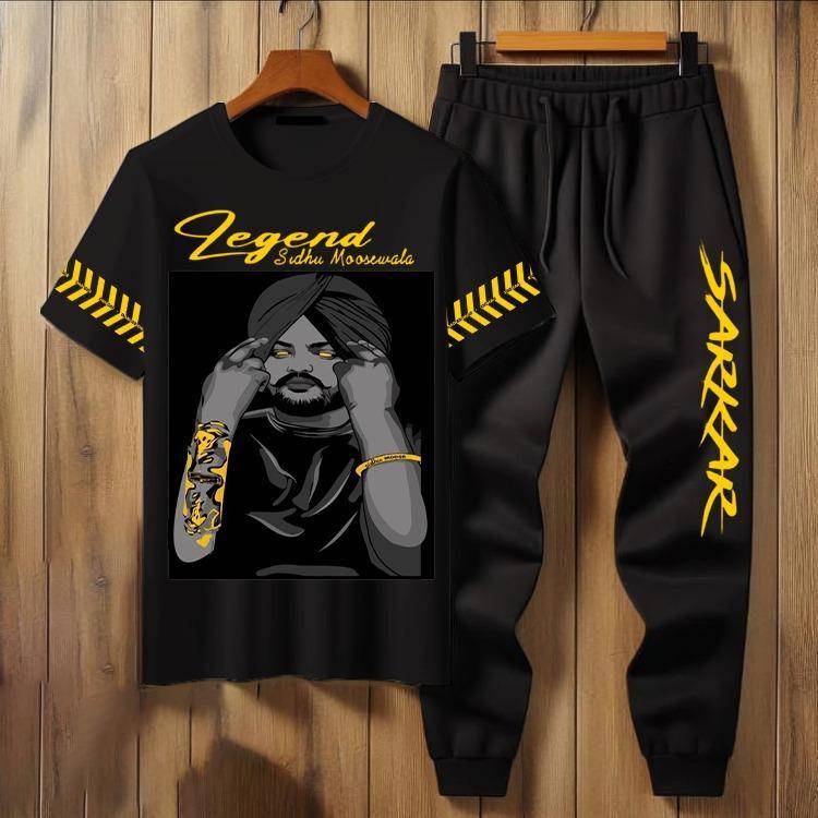 men's printed polyester track suit 2pec set for ultimate comfort 21