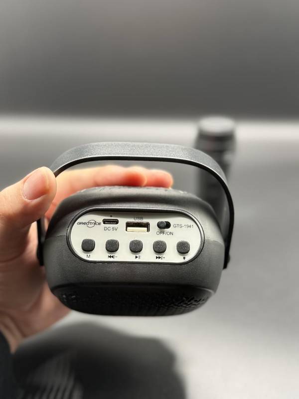 led wireless speaker with microphone 🎤