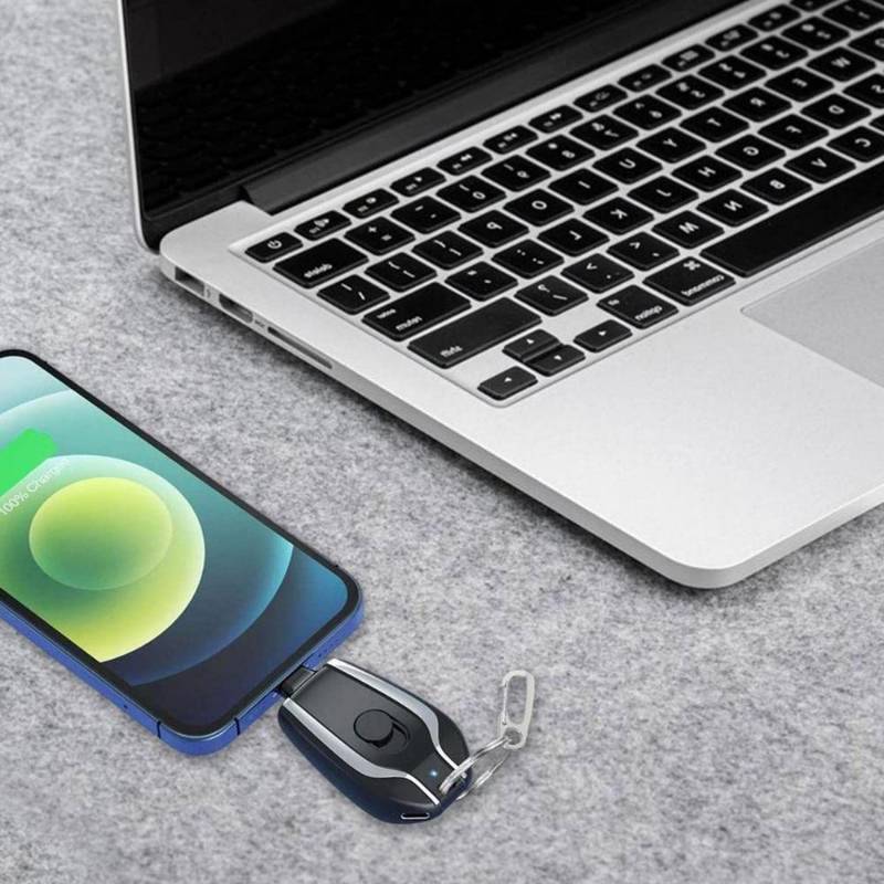 type C keychain power bank