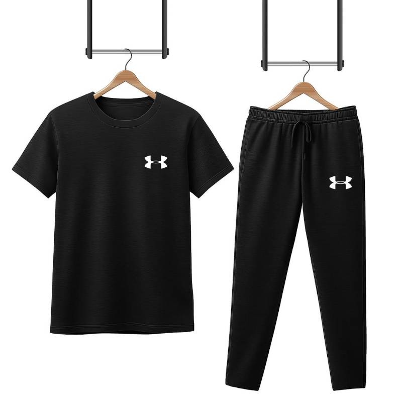 2pcs Man micro qinterlock painted track suit