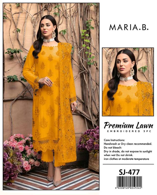 3 Pcs Women's Unstitched Embroidered Suit
code4