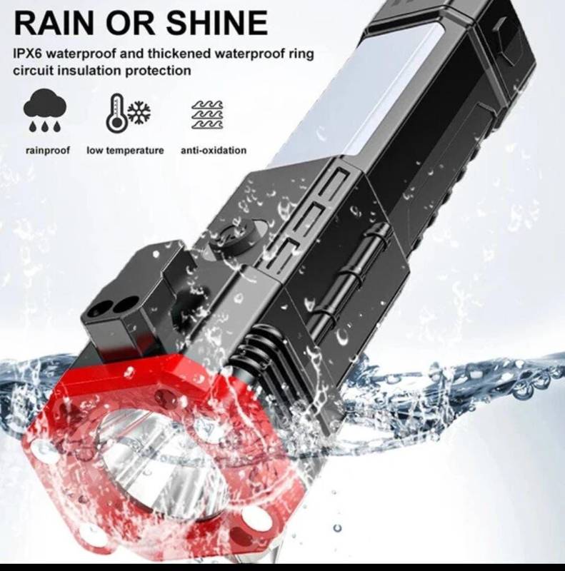 Rechargeable LED Torch🔦 with power Bank