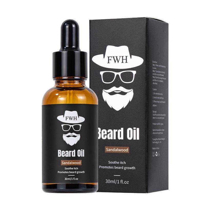 Cross border sandalwood Beard growth oil