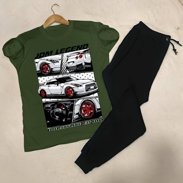 2pcs man jersey 5 printed track suit