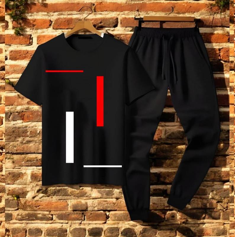 2pcs Man cotton printed Track suit code1