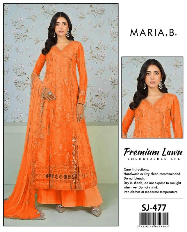 3 Pcs Women's Unstitched Embroidered Suit
code2