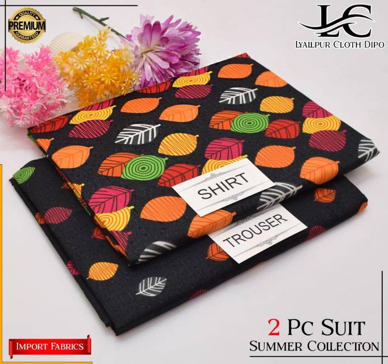 2pcs women unstitched suit code28