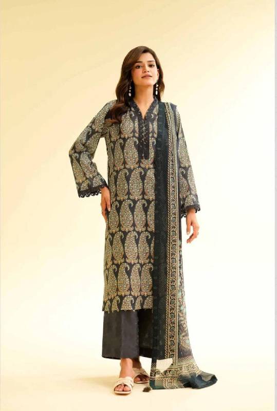 3pcs women t unstitched suit