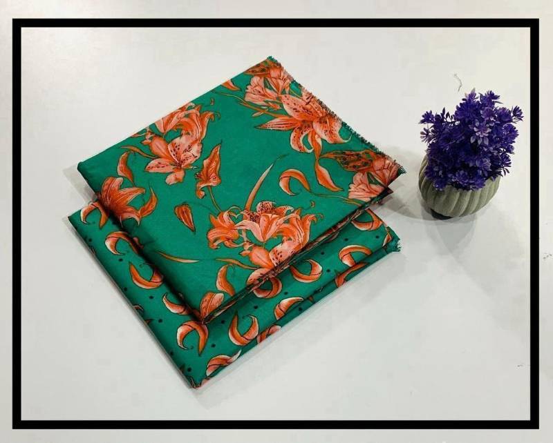 2pcs women unstitched suit code16