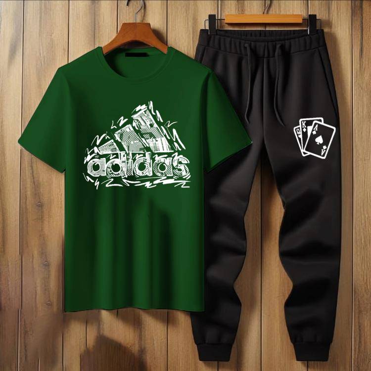 men's printed polyester track suit 2pec set for ultimate comfort 23