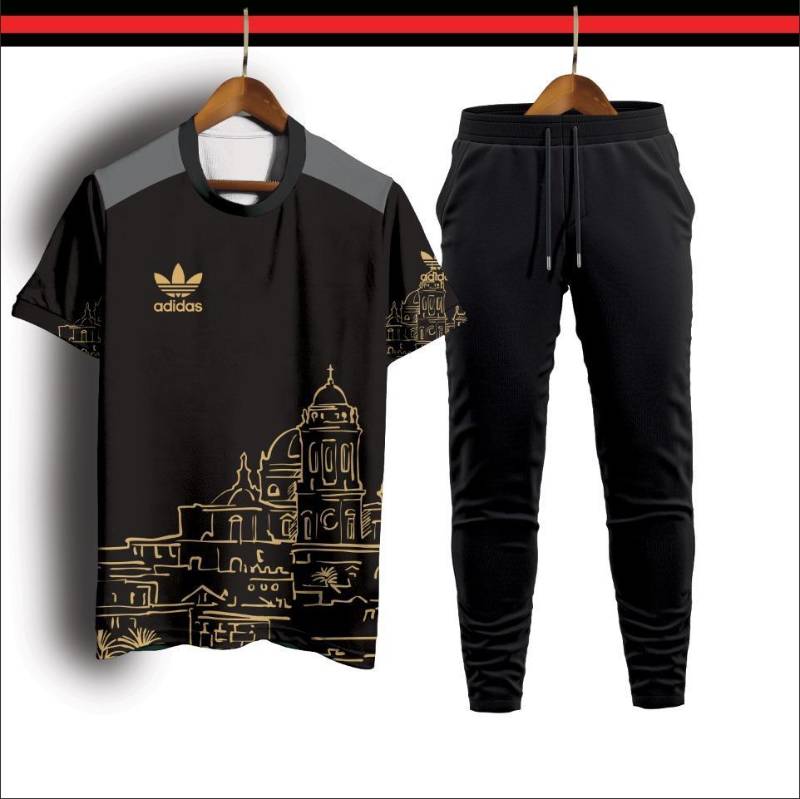Man interlock printed track osuit for man