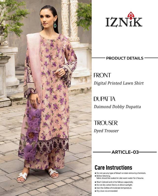 women's 3pcs Unstitched Digital printed suit