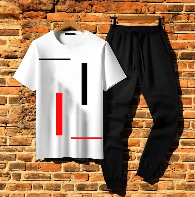 2pcs Man cotton printed Track suit code3