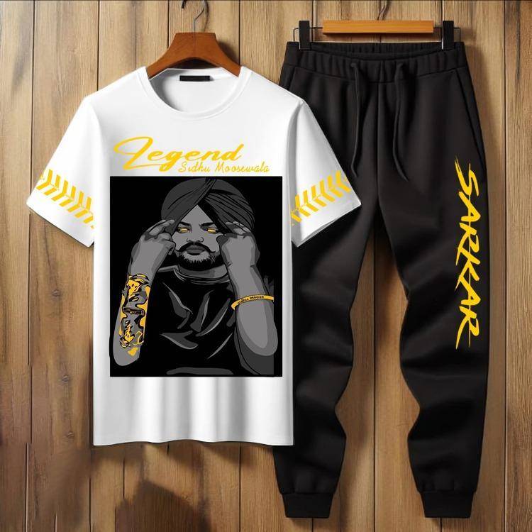 men's printed polyester track suit 2pec set for ultimate comfort 19