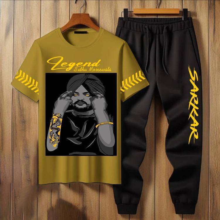 men's printed polyester track suit 2pec set for ultimate comfort 16