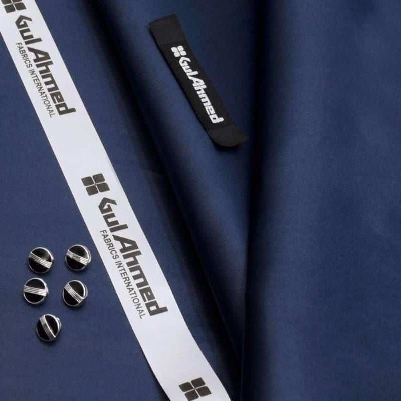 Man Unstitched Cotton sotton plain suit.   w