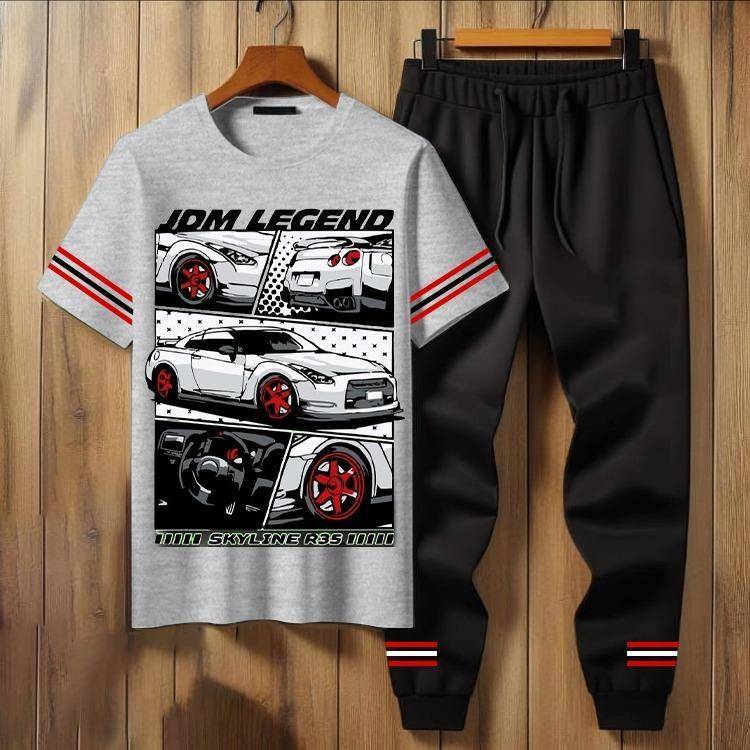 2pcs man jersey 2 printed track suit