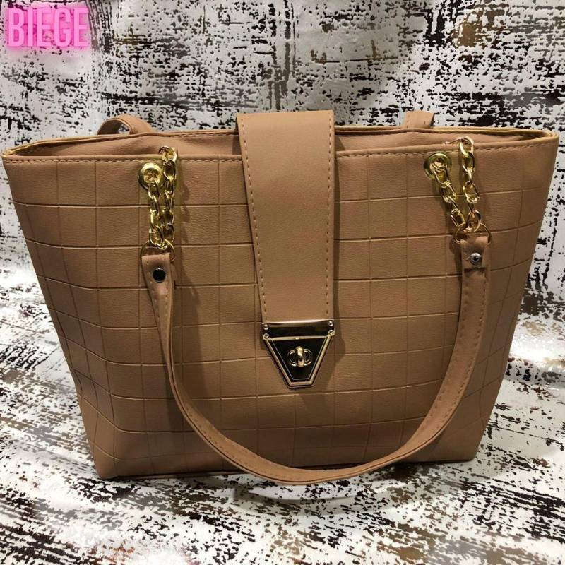 women Rexine tplain shoulder Bags