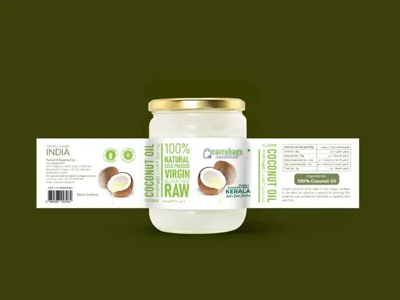 Carrybags coconut oil